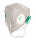 Activated Carbon FFP2 Respirator Mask 4 Layer Gray Color Non Stimulating সরবরাহকারী