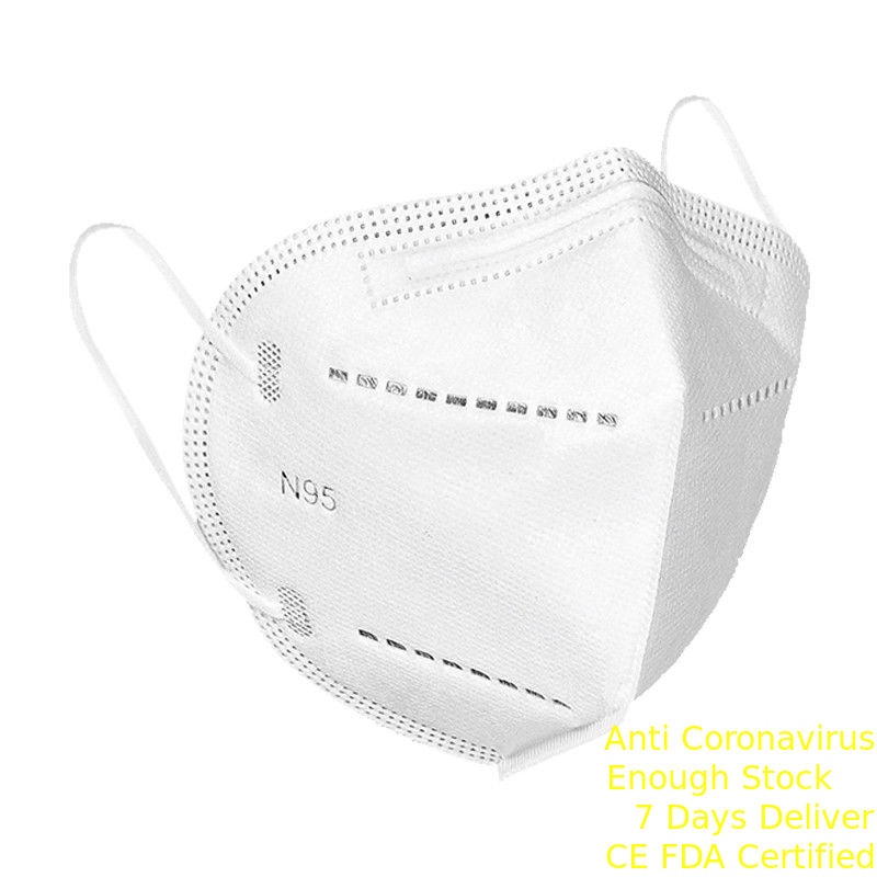 Comfortable FFP2 Respirator Mask , Antibacterial N95 Disposable Mask সরবরাহকারী