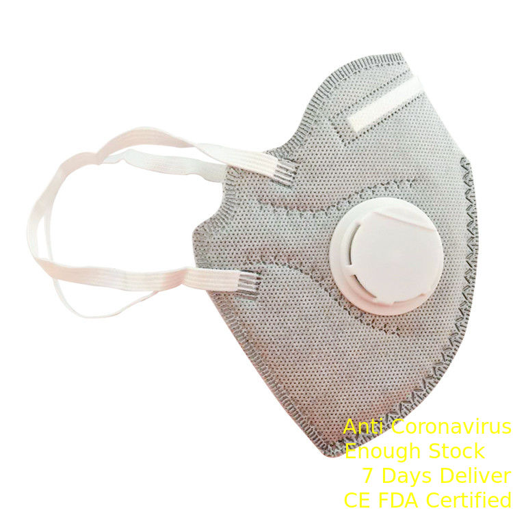 Anti Pollution Folding FFP2 Mask Disposable Non Woven Face Mask With Valve সরবরাহকারী